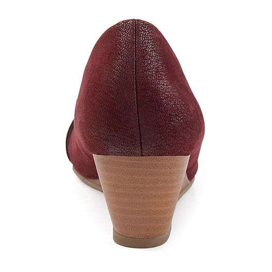 Journee Collection Graysn Womens Round Closed Toe Wedge Heel Pumps