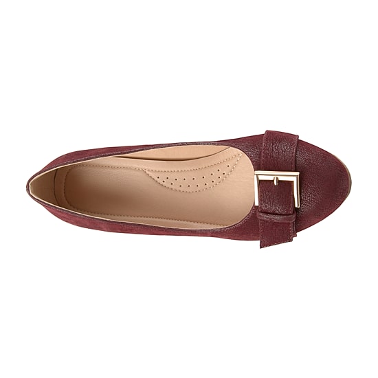 Journee Collection Graysn Womens Round Closed Toe Wedge Heel Pumps