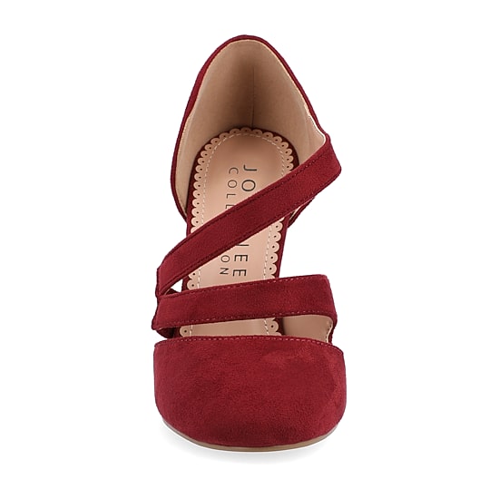 Journee Collection Zeera Womens Round Closed Toe Stiletto Heel Pumps
