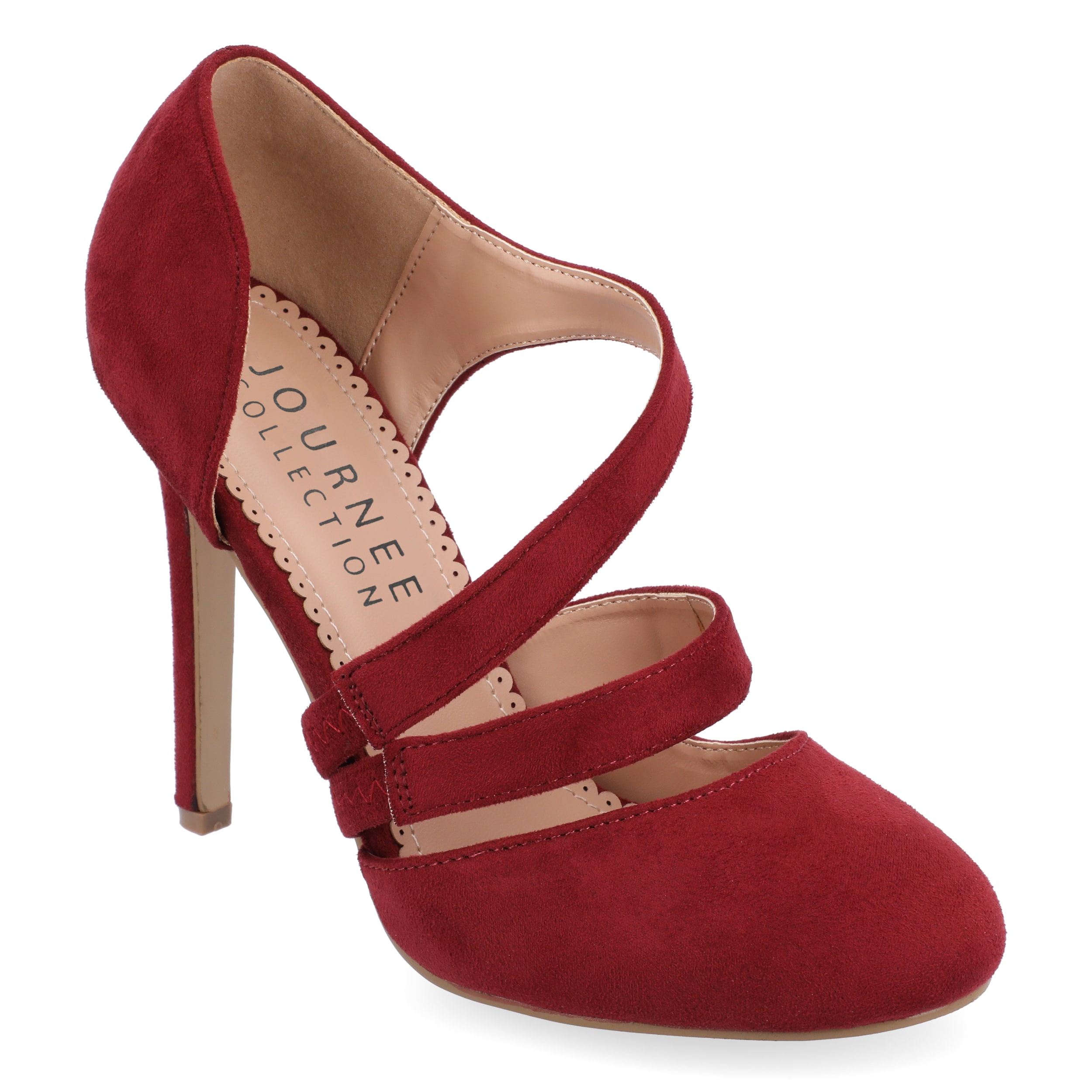 Journee Collection Zeera Womens Round Closed Toe Stiletto Heel Pumps