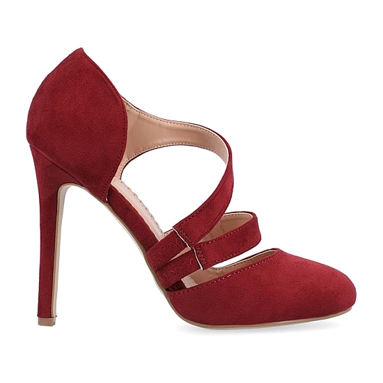 Journee Collection Zeera Womens Round Closed Toe Stiletto Heel Pumps