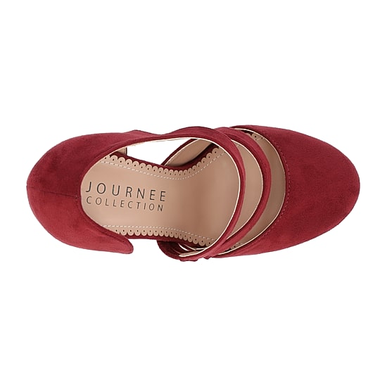 Journee Collection Zeera Womens Round Closed Toe Stiletto Heel Pumps