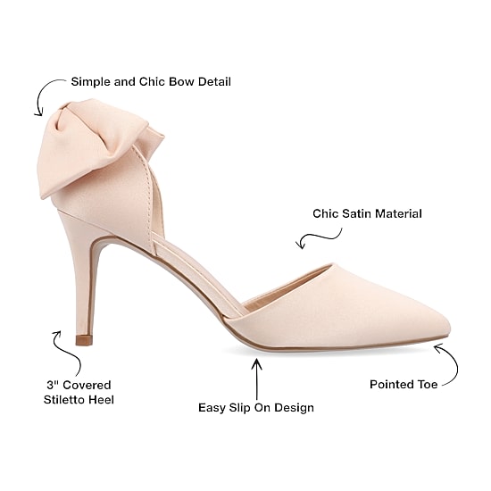 Journee Collection Tanzi Womens Pointed Closed Toe Stiletto Heel Pumps