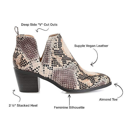 Journee Collection Womens Lola Stacked Heel Booties