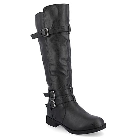 RM Rebecca Minkoff Womens Sona Stacked Heel Motorcycle Boots