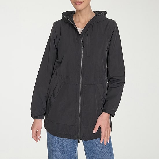 Champion Womens Hooded Water Resistant Midweight Raincoat