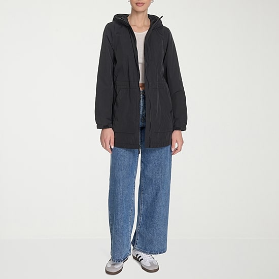 Champion Womens Hooded Water Resistant Midweight Raincoat