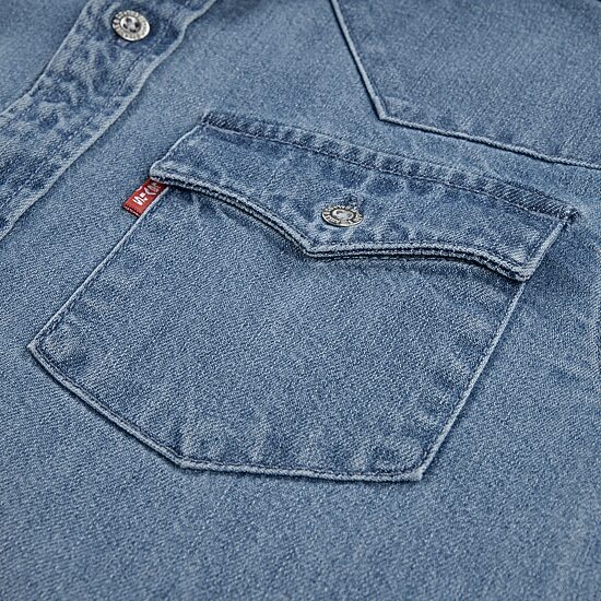 Levi's® Big Kid Boys Long Sleeve Regular Fit Button-Down Shirt