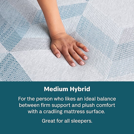 BeautySleep Dream Weaver 11.5" Medium Tight Top - Mattress + Adjustable Base