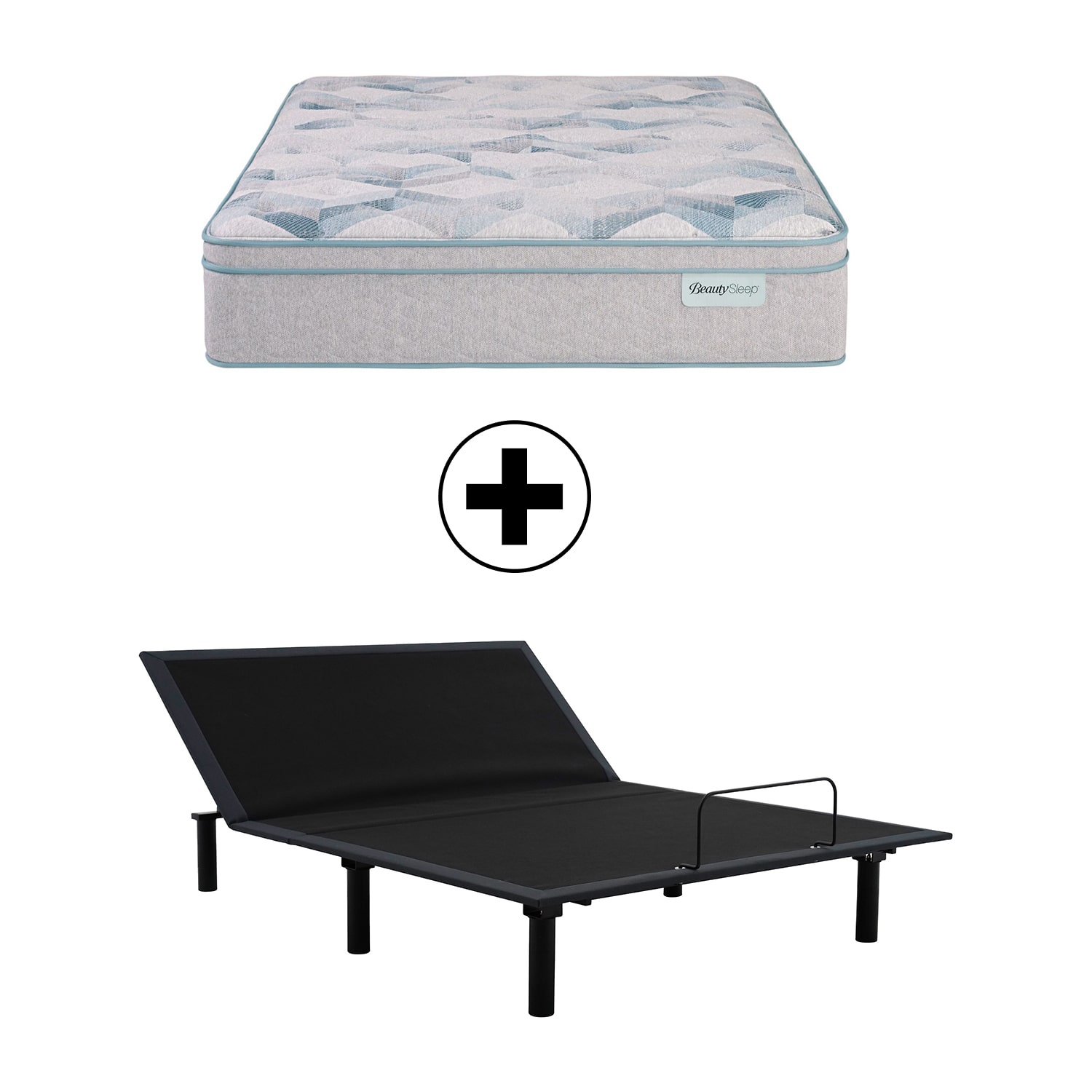 BeautySleep Dream Weaver 14.25" Ultra Plush Pillow Top - Mattress + Adjustable Base