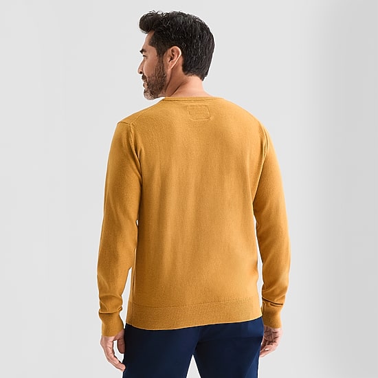 St. John's Bay Fine Gauge Mens Crew Neck Long Sleeve Pullover Sweater