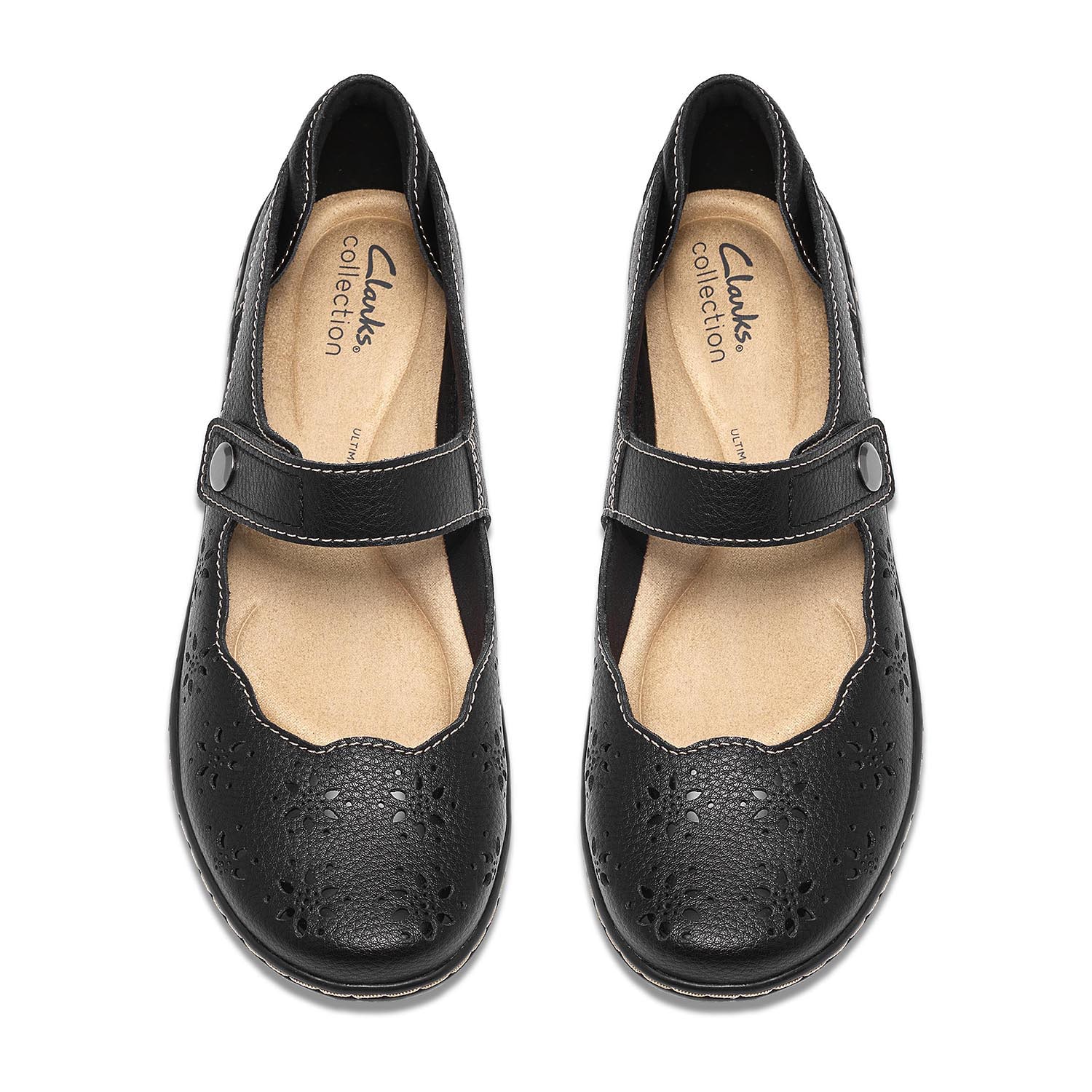 Clarks Womens Round Oxford Shoes