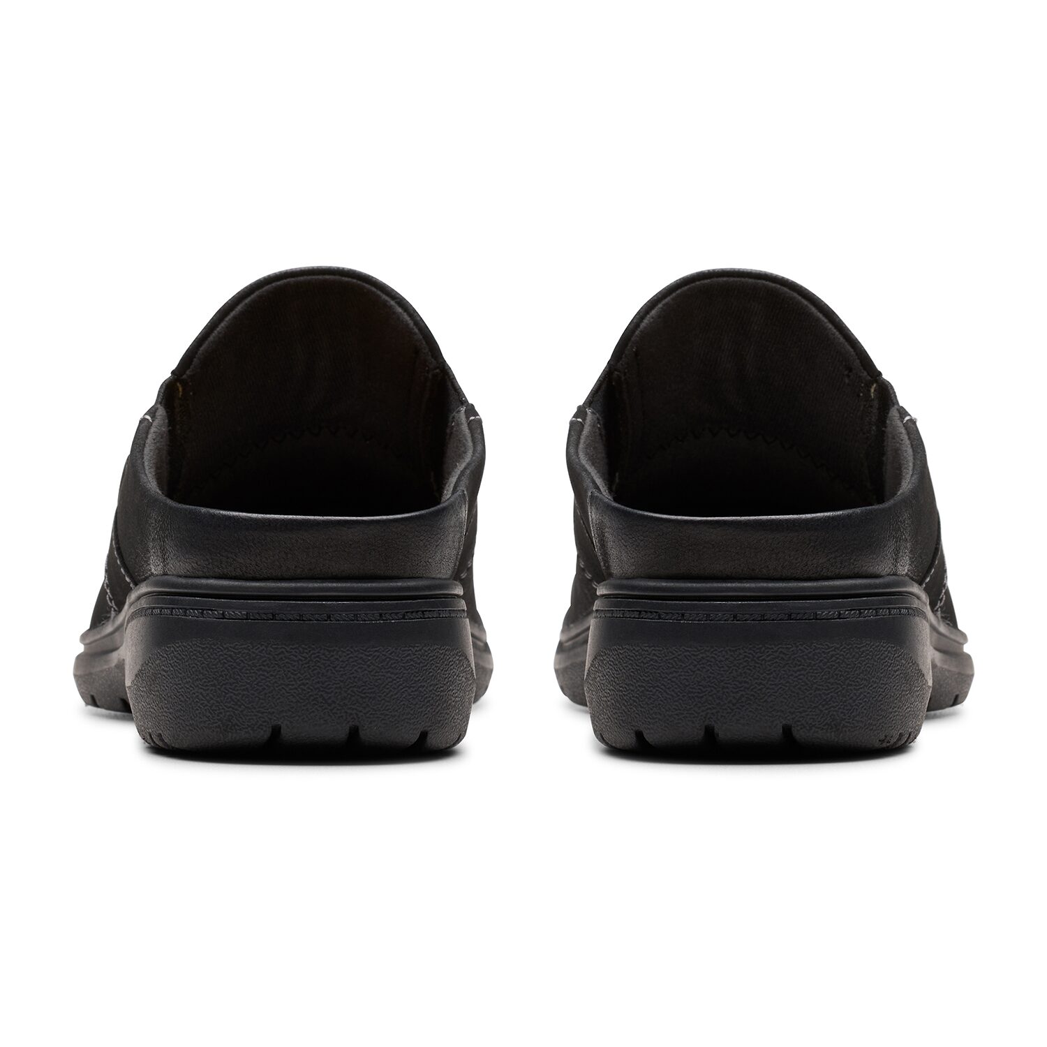 Clarks Carleigh Womens Round Closed Toe Mules-Wide Width
