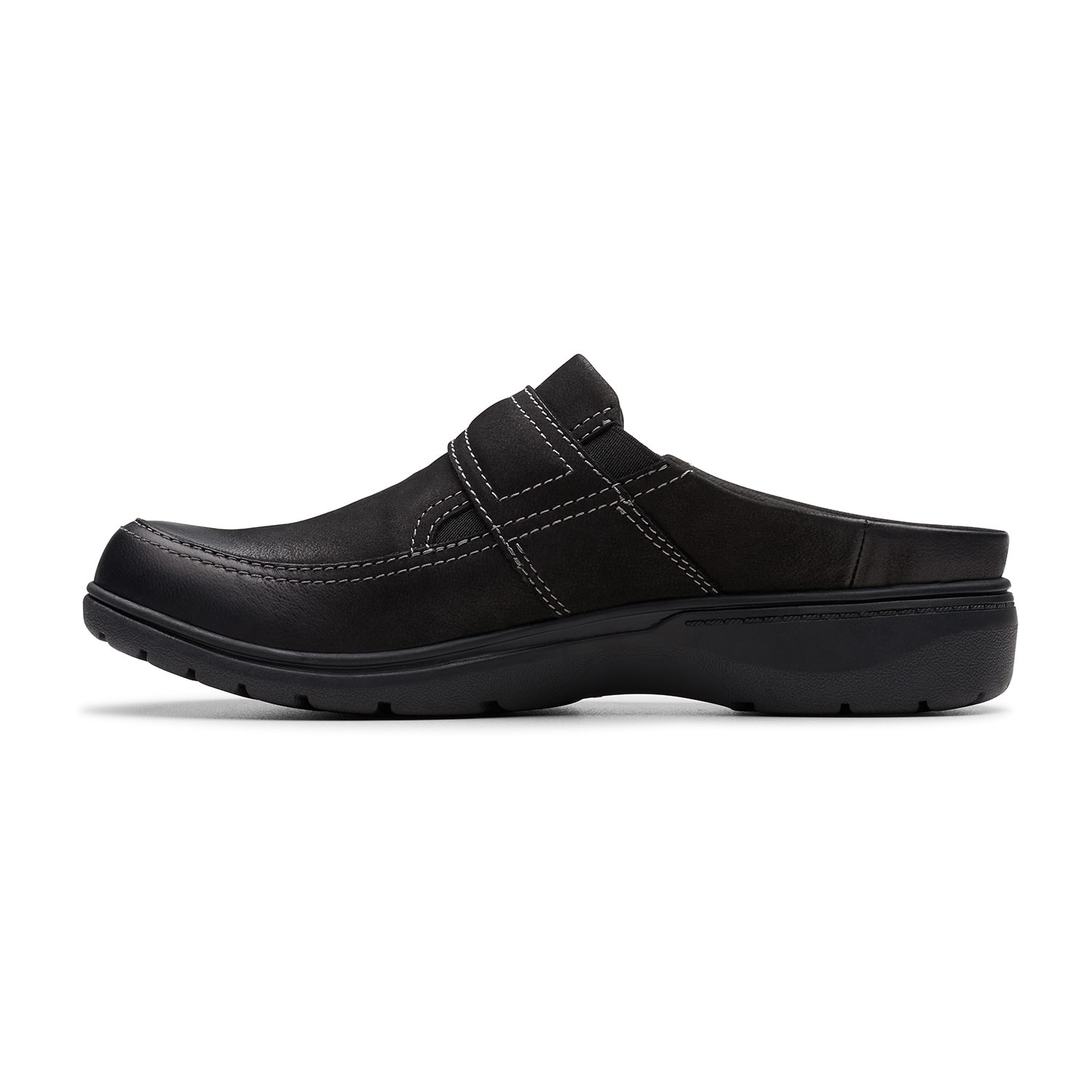 Clarks Carleigh Womens Round Closed Toe Mules-Wide Width