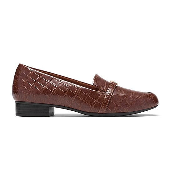 Clarks Juliet Teagan Womens Round Closed Toe Loafers