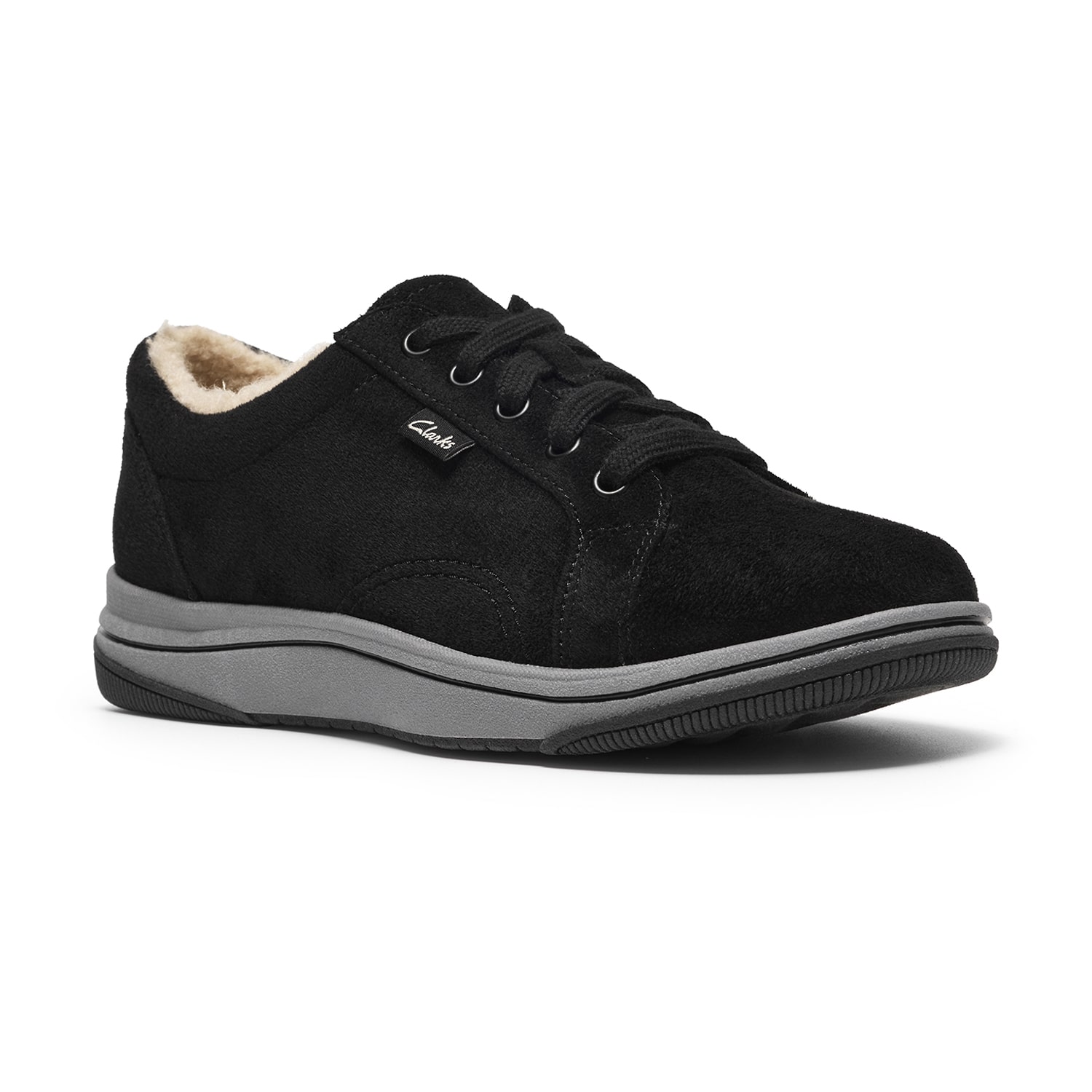 Clarks Breeze Warm Womens Round Closed Toe Oxford Shoes