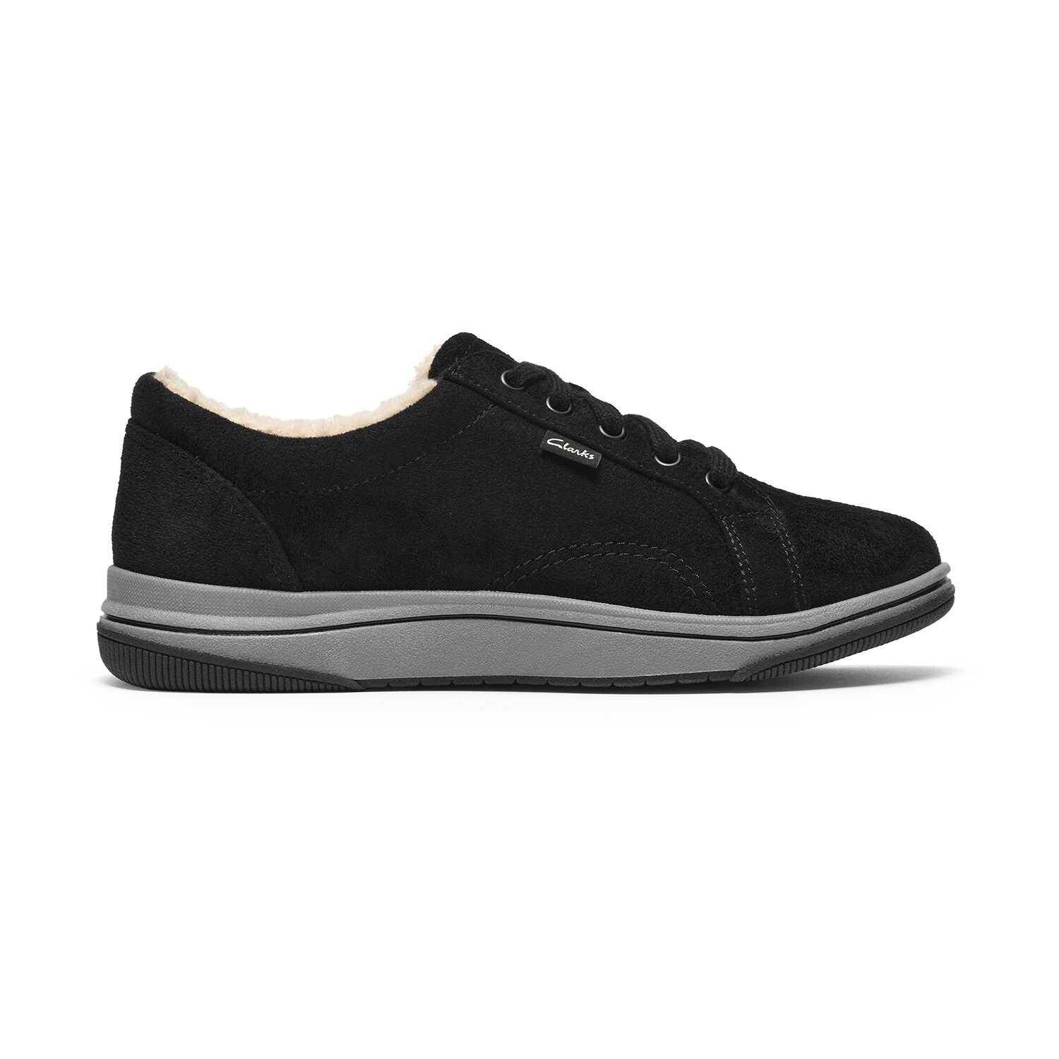 Clarks Breeze Warm Womens Round Closed Toe Oxford Shoes