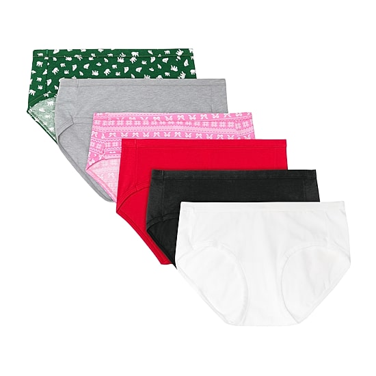 Hanes Womens  5+1 Bonus Pack Hipster Panty 41w6cs