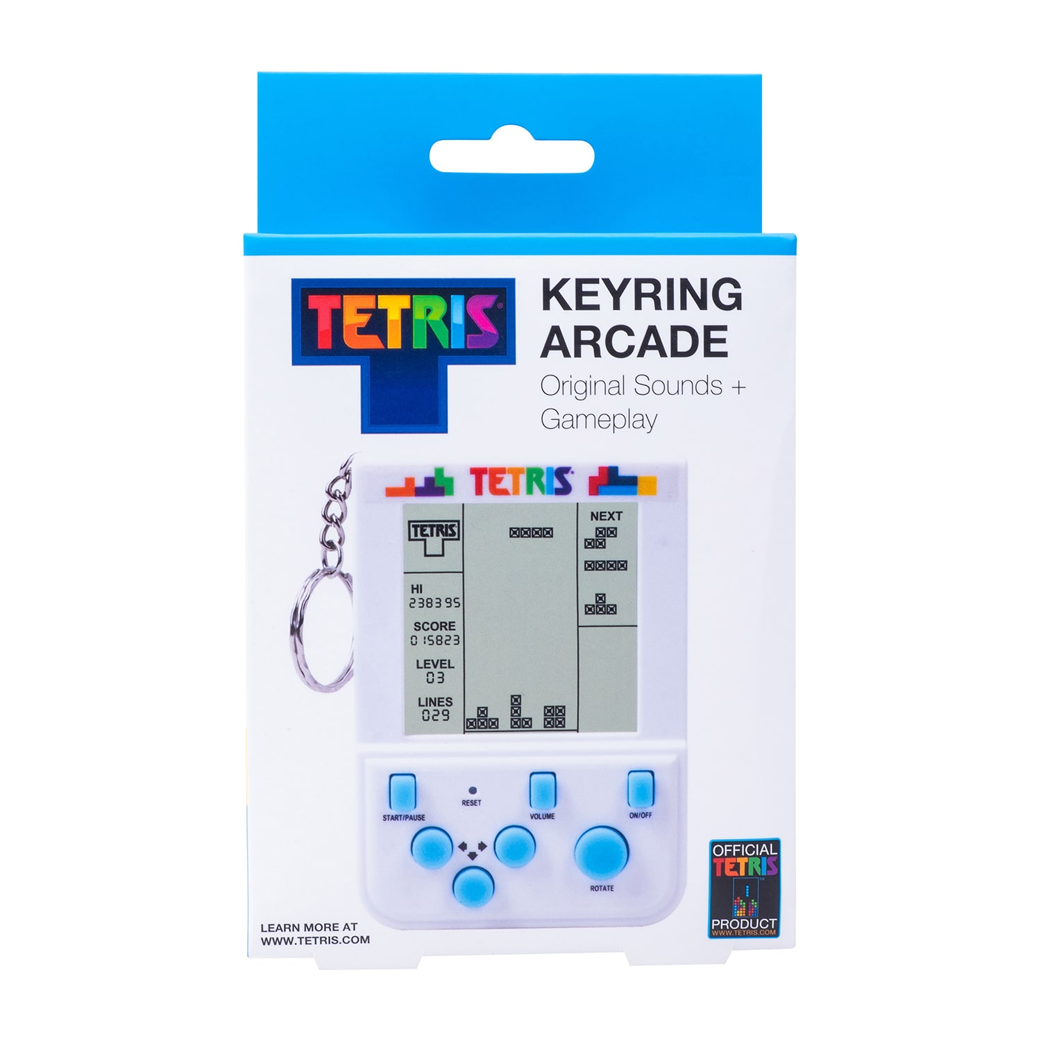 TETRIS® Keyring Arcade Gaming Accessory