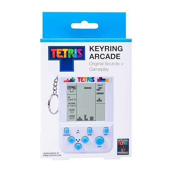 TETRIS® Keyring Arcade Gaming Accessory