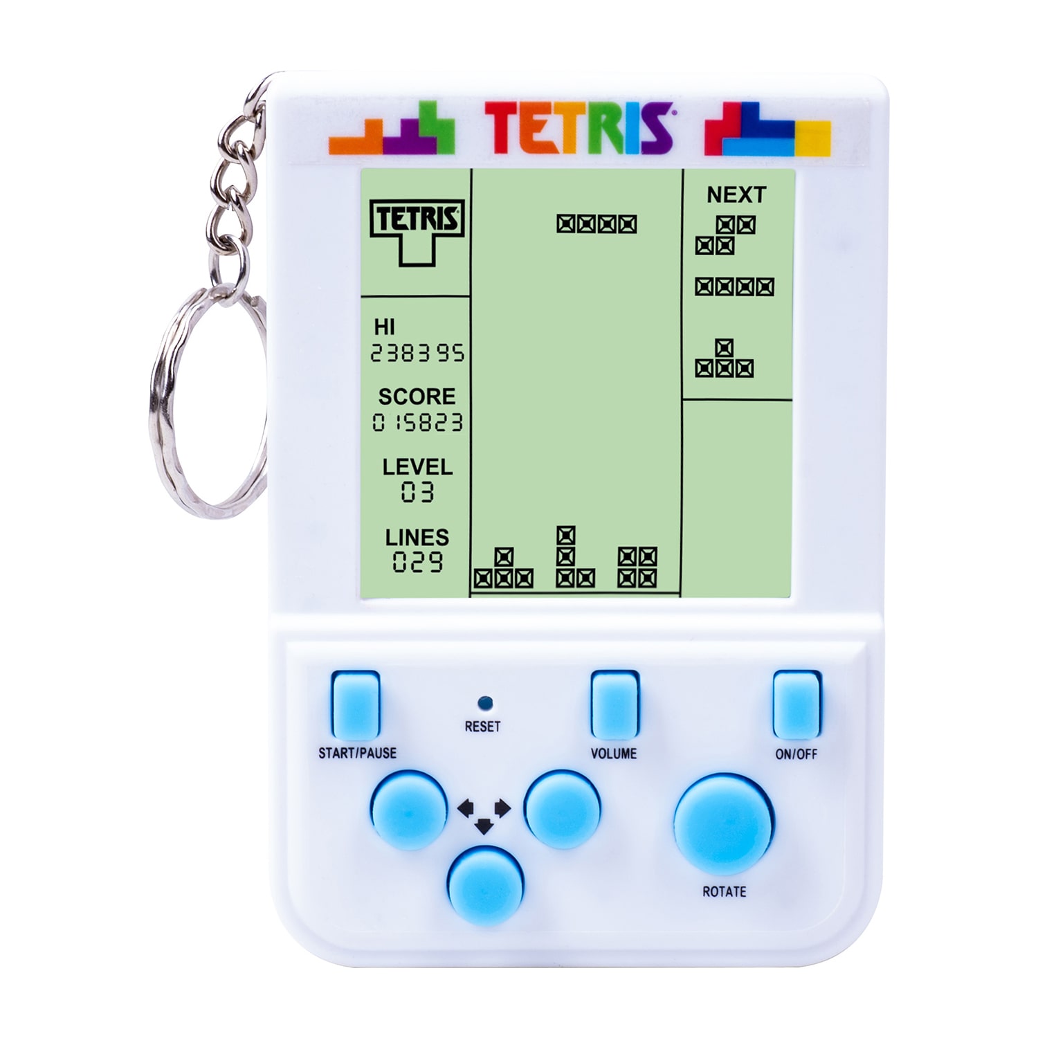 TETRIS® Keyring Arcade Gaming Accessory