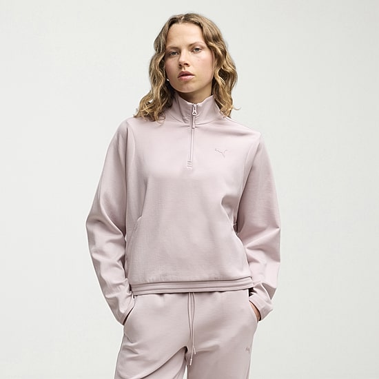 PUMA Womens High Neck Long Sleeve Pullover Sweater
