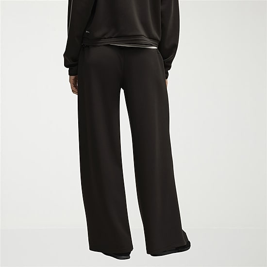 PUMA Womens Wide Leg Mid Rise Regular Fit Sweatpant