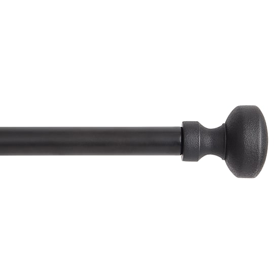 Town And Country Modern Rounded Cap 1 IN Adjustable Curtain Rod