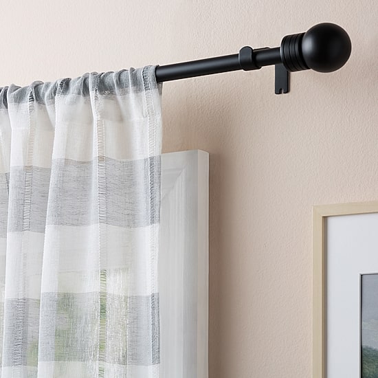 Town And Country Modern Sphere 1 IN Adjustable Curtain Rod