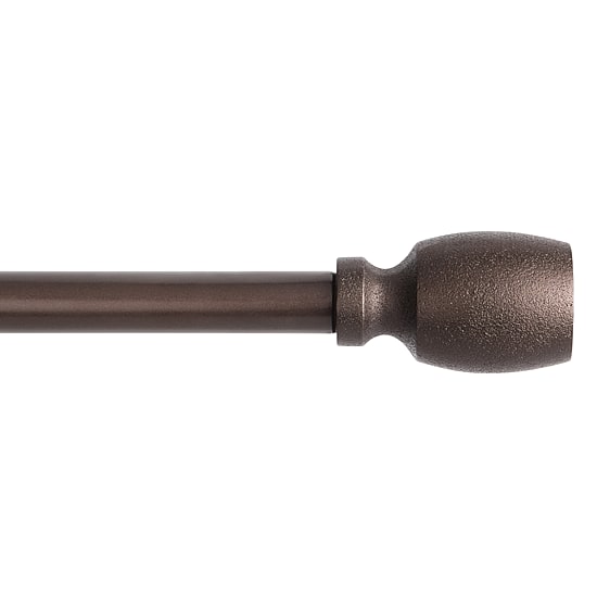 Town And Country Smooth Edge Cylinder 1 IN Adjustable Curtain Rod