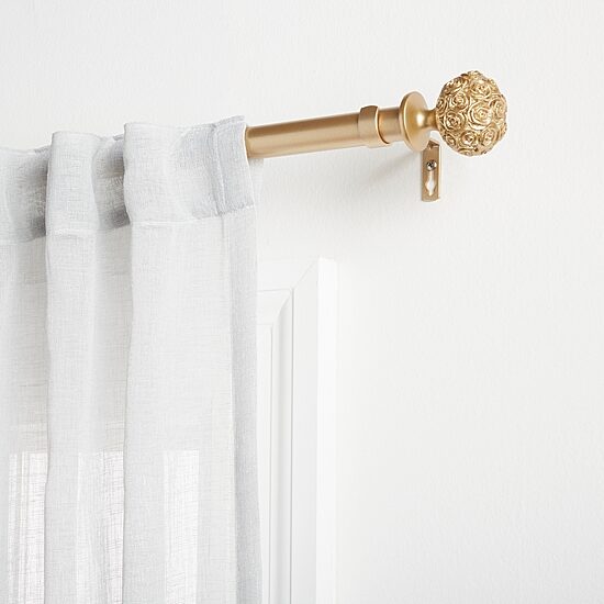 Exclusive Home Curtains Peony 1 IN Adjustable Curtain Rod