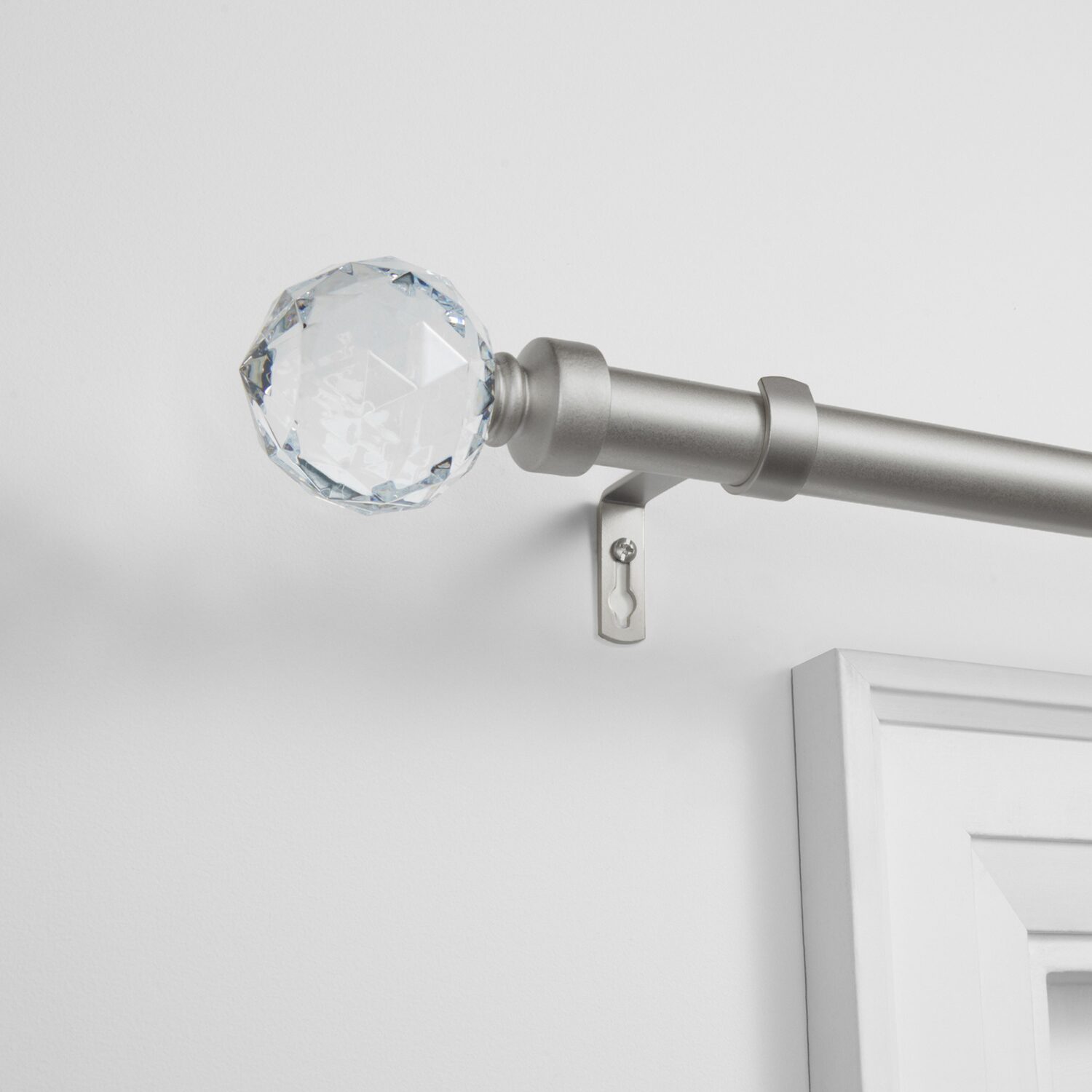 Exclusive Home Curtains Crystal Ball 1 Adjustable Curtain Rod