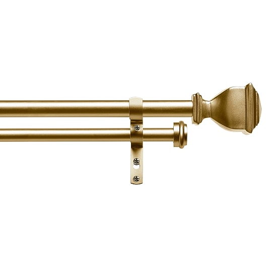Exclusive Home Curtains Napoleon/Topper Double Curtain Rod