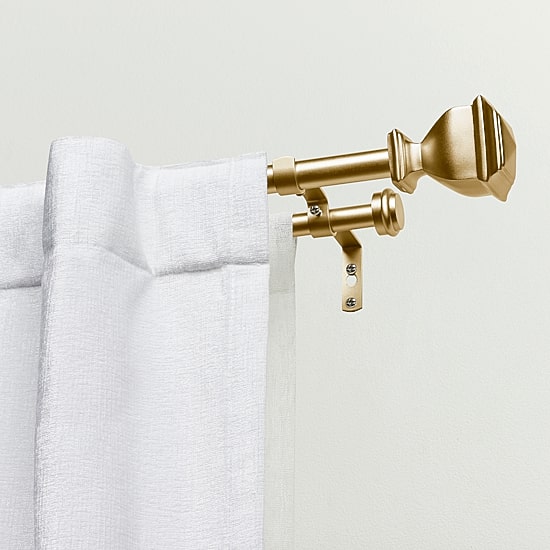 Exclusive Home Curtains Napoleon/Topper Double Curtain Rod