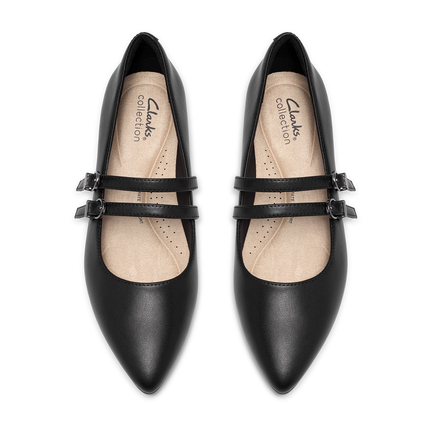 Clarks Natalyn Womens Pointed Closed Toe Flat Heel Pumps