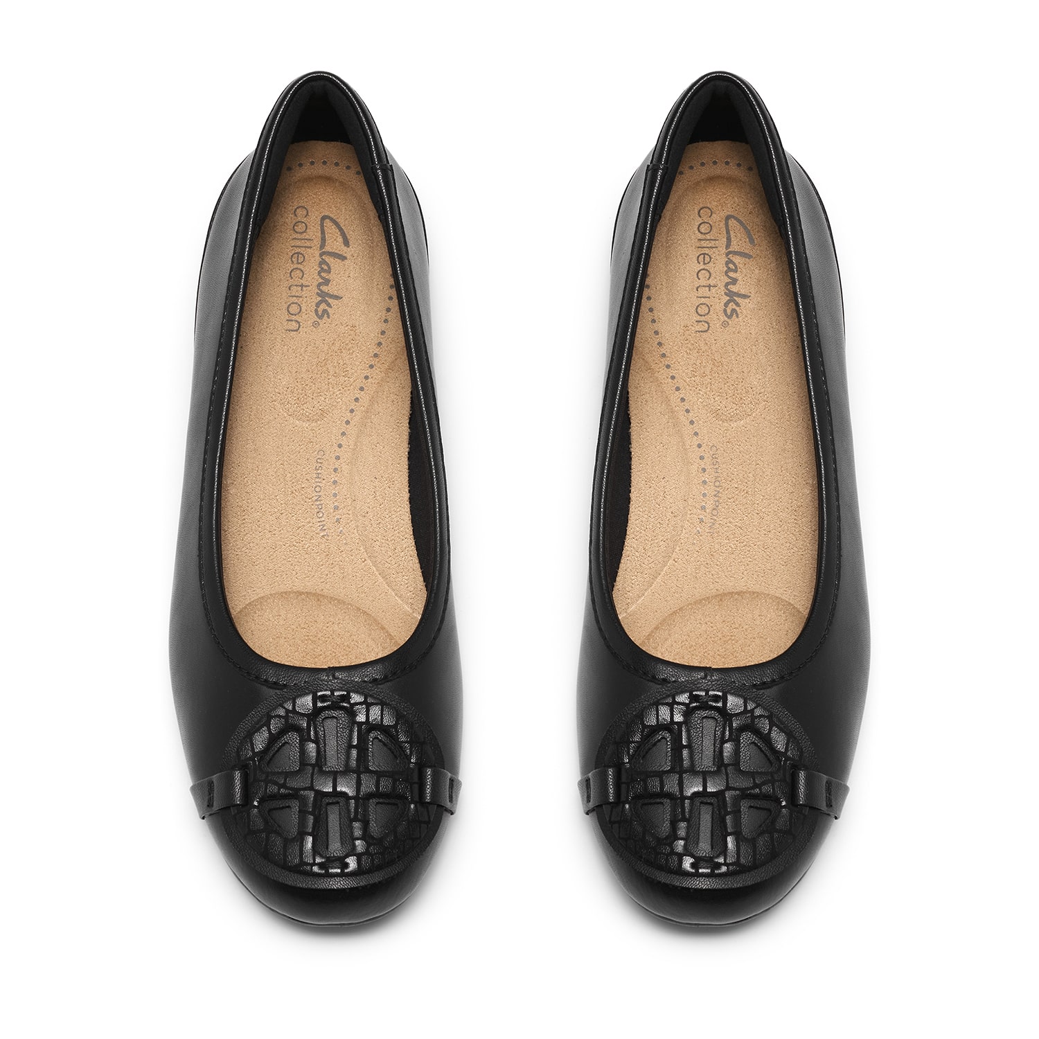 Clarks Cathrynn Womens Round Closed Toe Oxford Shoes