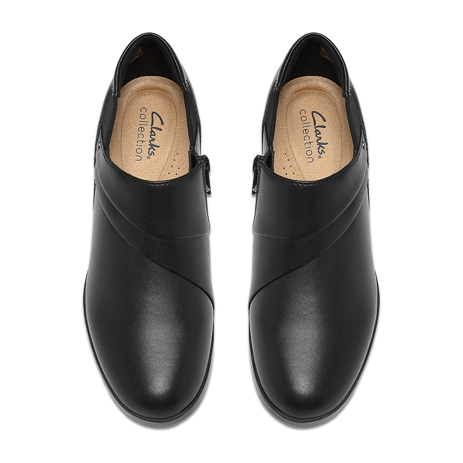 Clarks Emily2 Womens Almond Closed Toe Block Heel Pumps