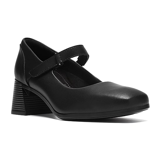 Clarks Marriann Jane Womens Square Closed Toe Stacked Heel Pumps