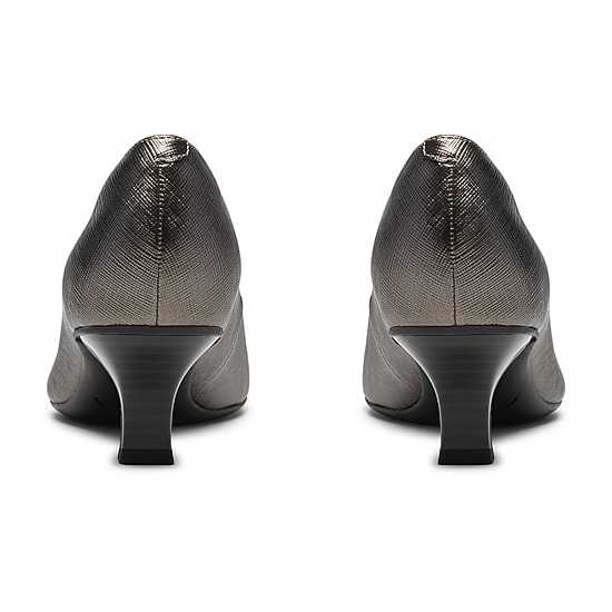 Clarks Kepley Womens Pointed Closed Toe Stacked Heel Pumps
