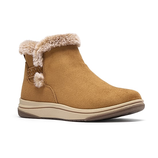 Clarks Womens Breeze Pearl Flat Heel Winter Boots