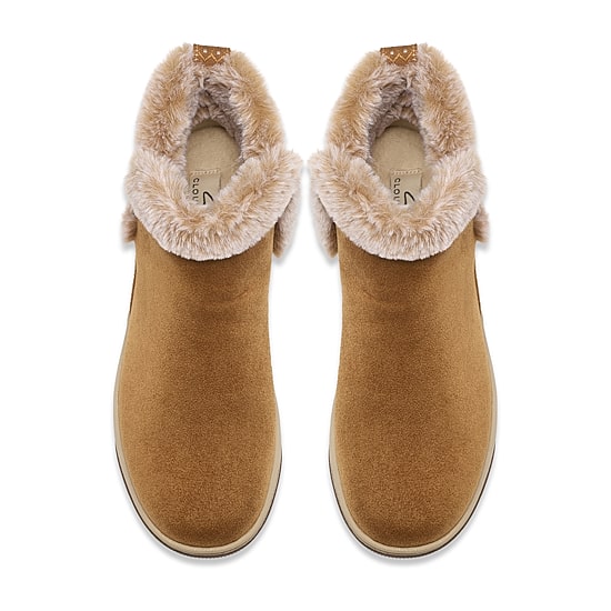 Clarks Womens Breeze Pearl Flat Heel Winter Boots