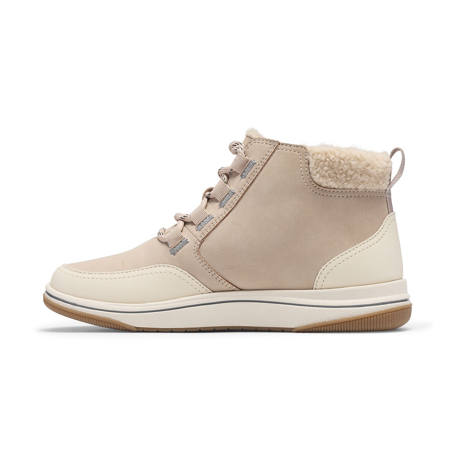 Clarks Womens Breeze Moss Flat Heel Lace Up Boots