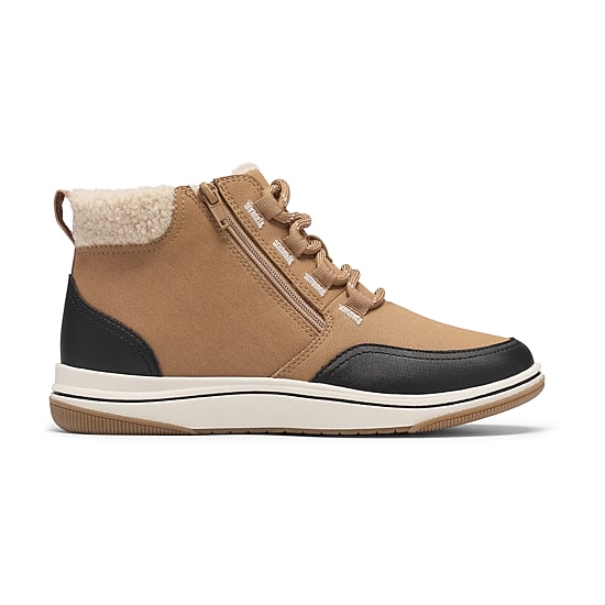 Clarks Womens Breeze Moss Flat Heel Lace Up Boots