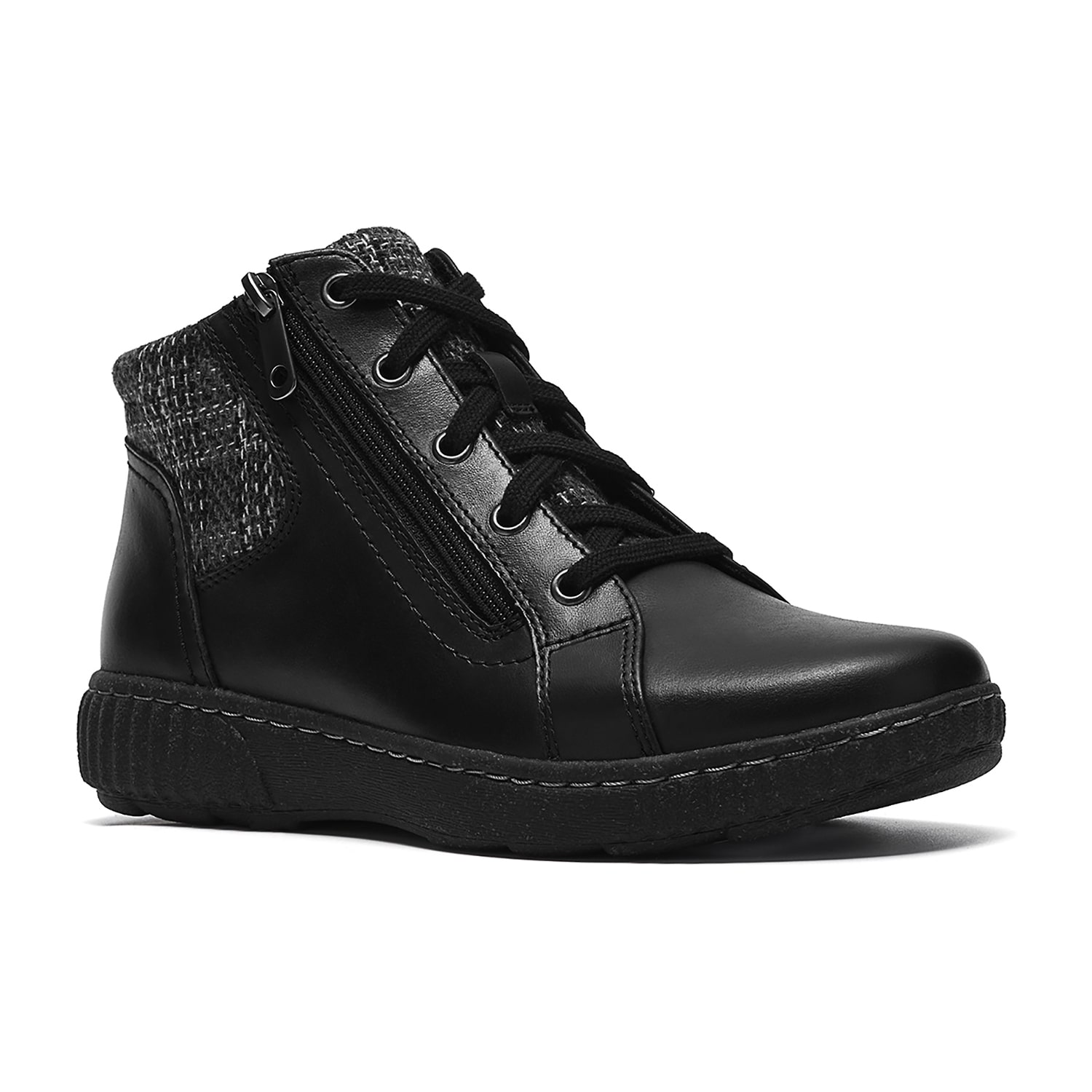 Clarks Womens Caroline Fiana Flat Heel Lace Up Boots