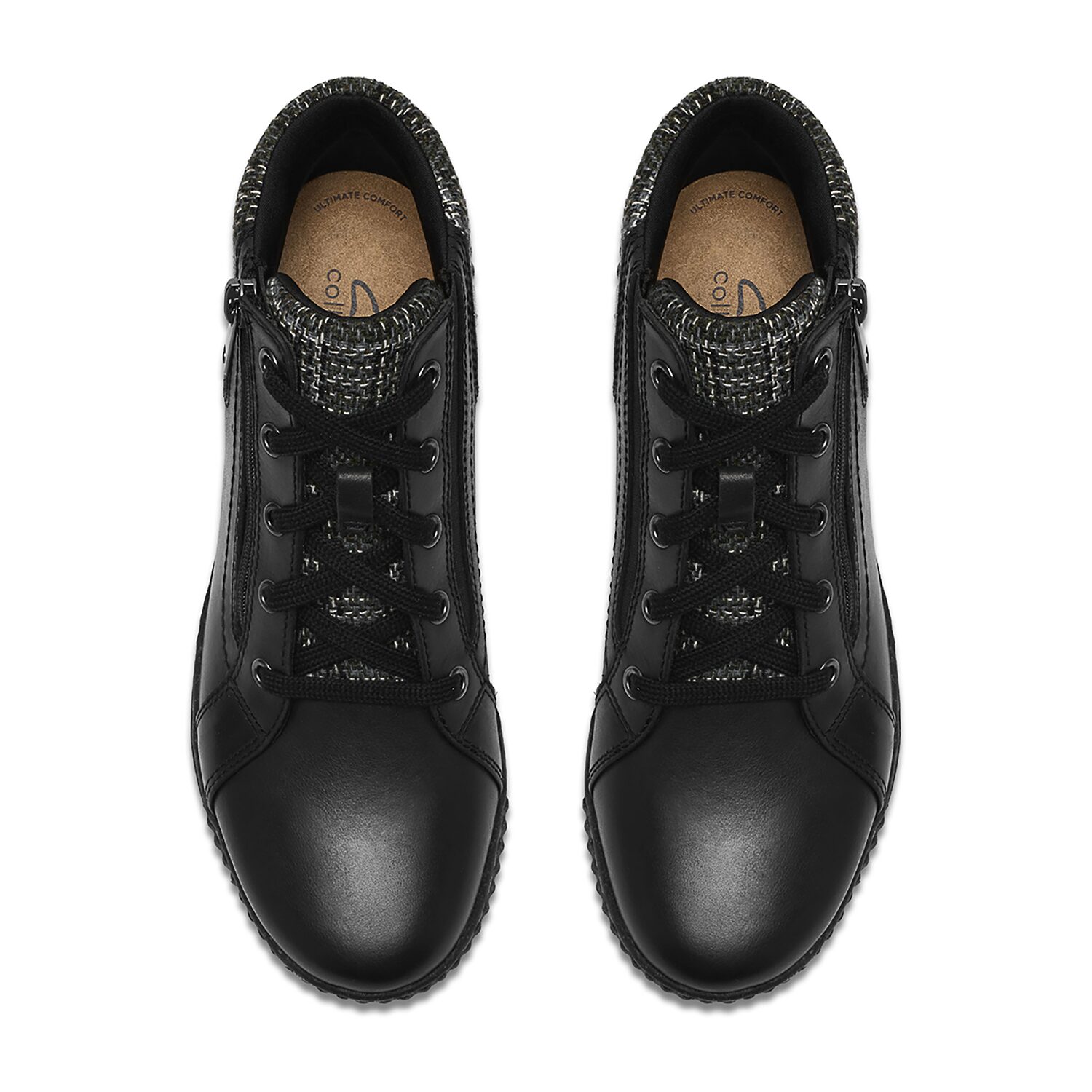 Clarks Womens Caroline Fiana Flat Heel Lace Up Boots