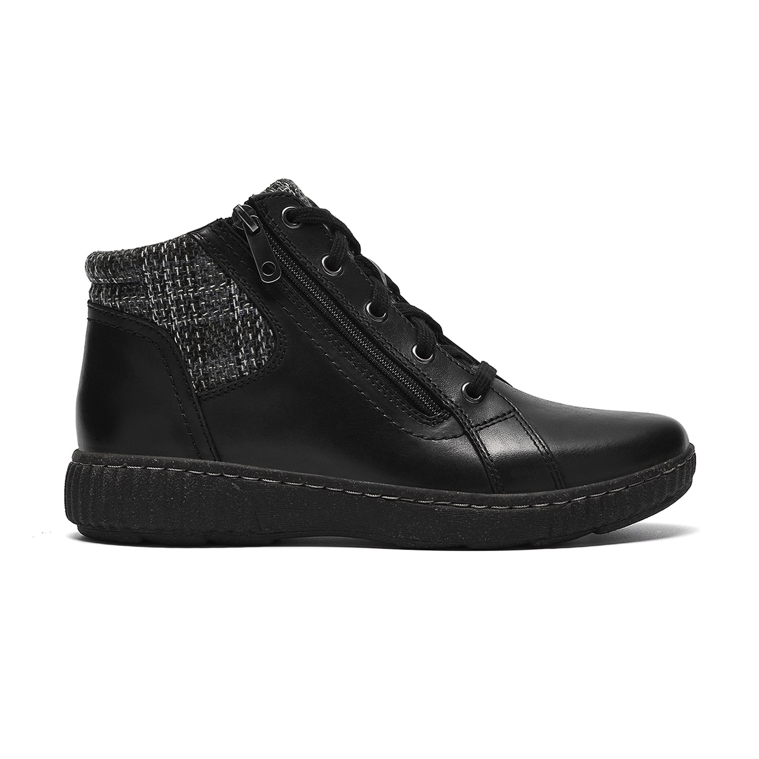 Clarks Womens Caroline Fiana Flat Heel Lace Up Boots
