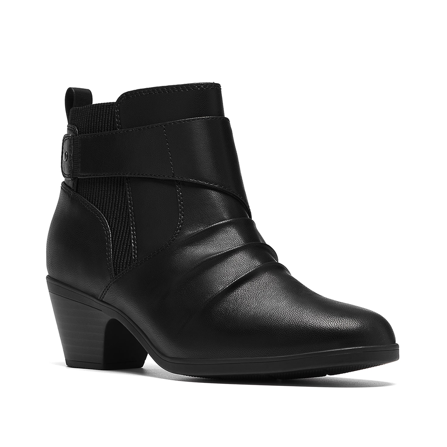 Clarks Womens Emily 2 Step Block Heel Dress Boots