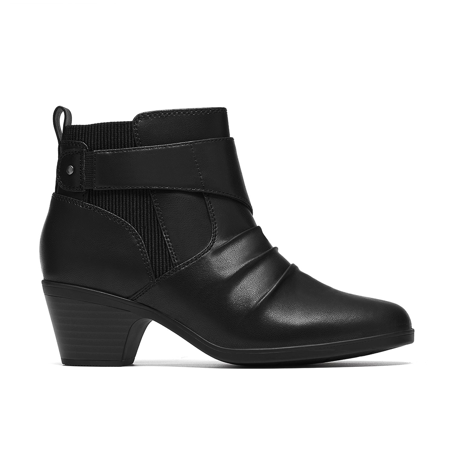 Clarks Womens Emily 2 Step Block Heel Dress Boots