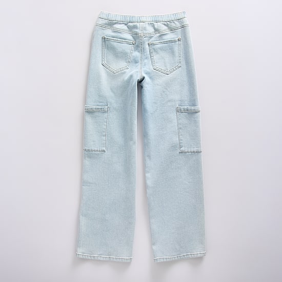 Vanilla Star Big Kid Girls Cozy Wide Leg Jean