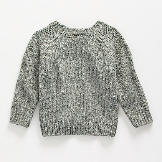 Okie Dokie Baby Boys Round Neck Long Sleeve Pullover Sweater